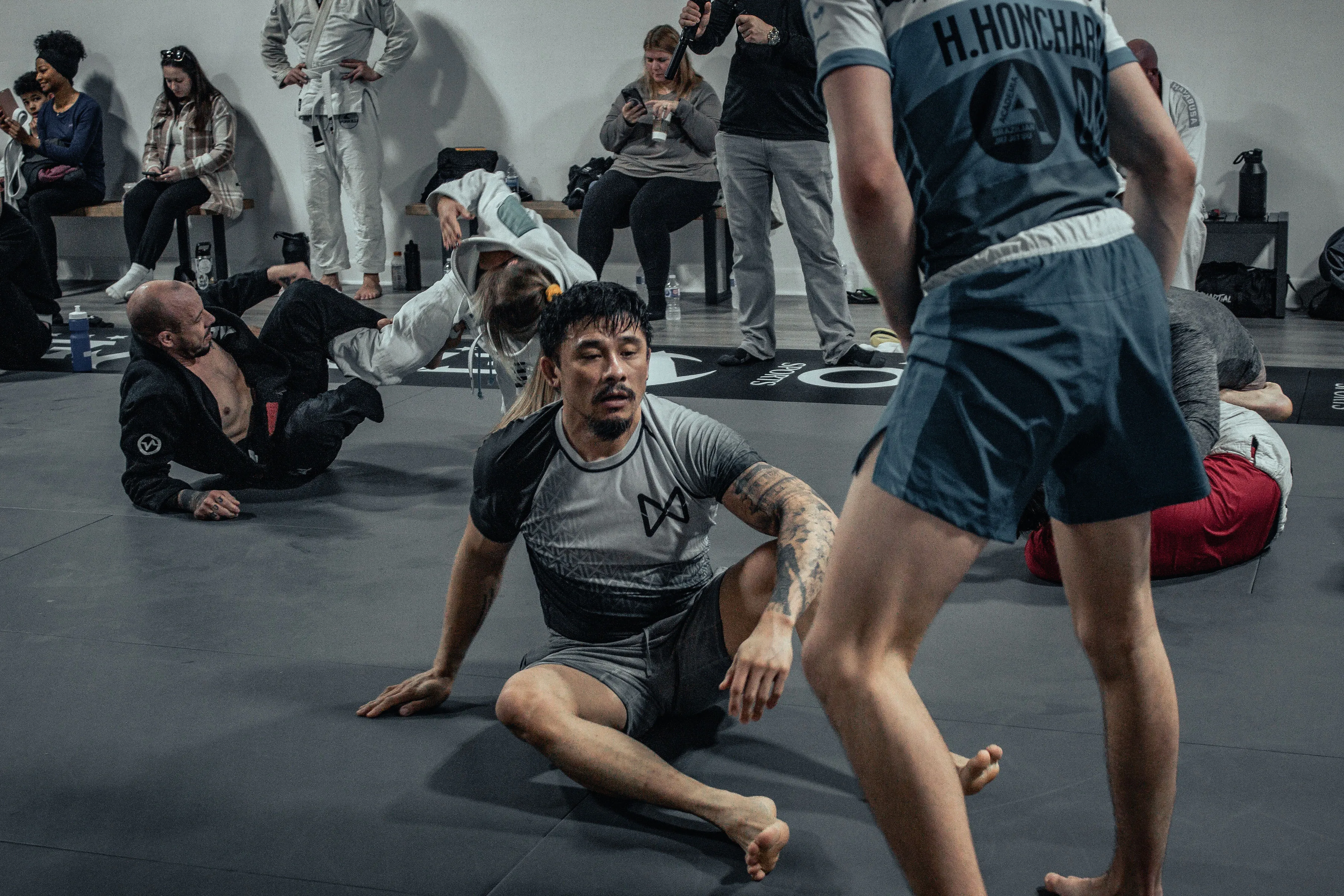 Adult Brazilian Jiu-Jitsu class at Infinum BJJ Brantford Ontario